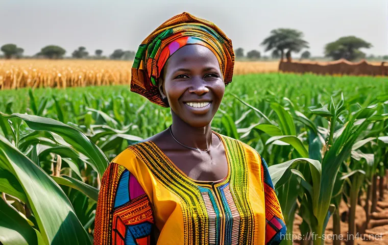 세네갈과 미국의 관계 - Image Prompt 1: Empowering Senegalese Agriculture with Clean Energy**