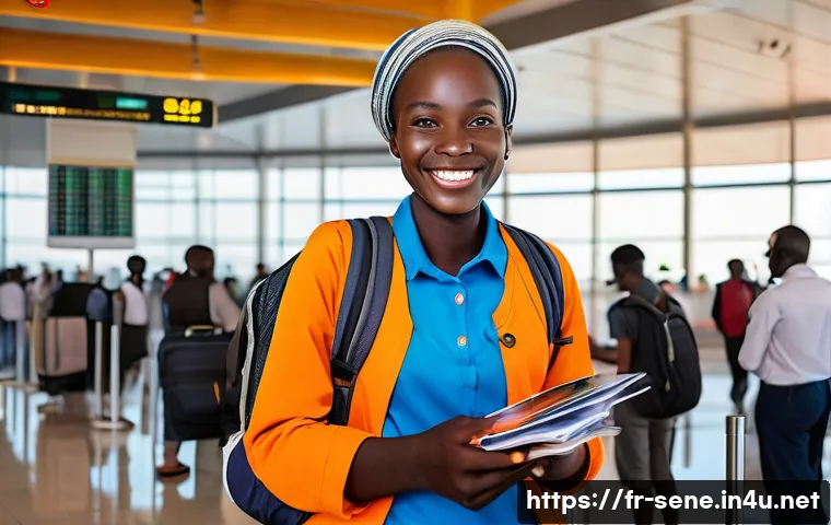 세네갈에서 인터넷 사용 가능 여부 - **Prompt 1: "The Warm Welcome of Connectivity in Dakar"**
    A vibrant, sunlit scene inside Léopold...